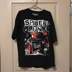 Hot Topic Spiderman: Across the Spiderverse Spiderpunk T-Shirt